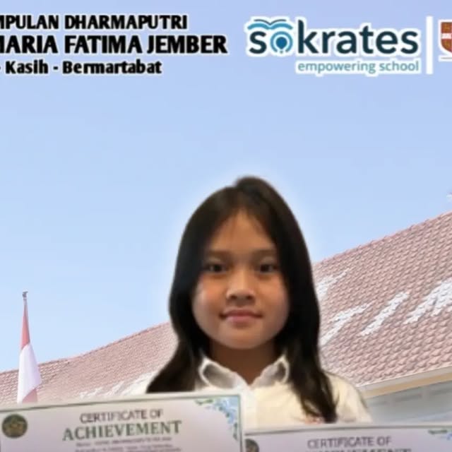 🏆✨ TIGA PRESTASI, SATU SEMANGAT UNTUK TERUS BERSINAR! ✨🏆

Selamat dan apresiasi setinggi-tingginya untuk siswa-siswi SDK Maria Fatima Jember yang telah mengukir prestasi dan membawa semangat Unggul, Kasih, Bermartabat! 🌟

👏 Jiselle Crys...