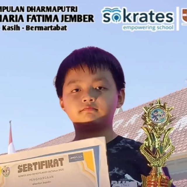 Apresiasi Prestasi Siswa SDK Maria Fatima Jember — Teruslah bertumbuh dan berprestasi seturut nilai Unggul, Kasih, dan Bermartabat!